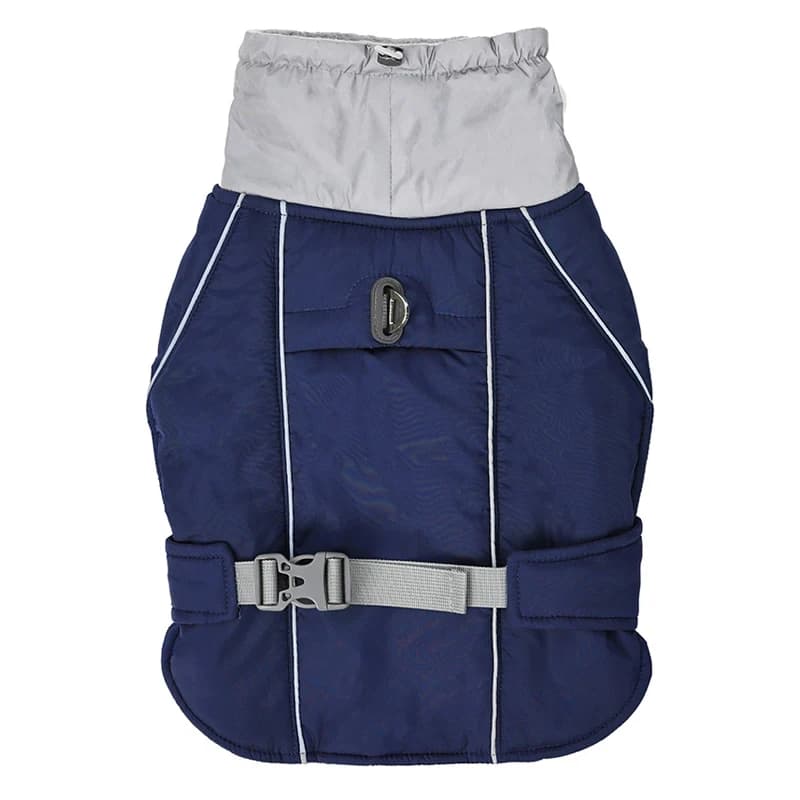 Dog Clothes Luxury Winter Jacket for Small Medium Large Dogs Waterproof Soft Padded Warm Pet Coat Safety Reflective Dog Outfit