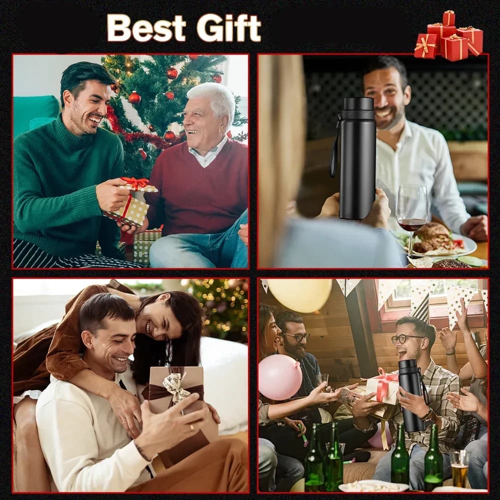 🌡️  1000 ml Inteligentny Termos  z Wyświetlaczem Temperatury

Zawsze wiesz, jaką temperaturę ma Twój napój. Styl, technologia i funkcjonalność w jednym.