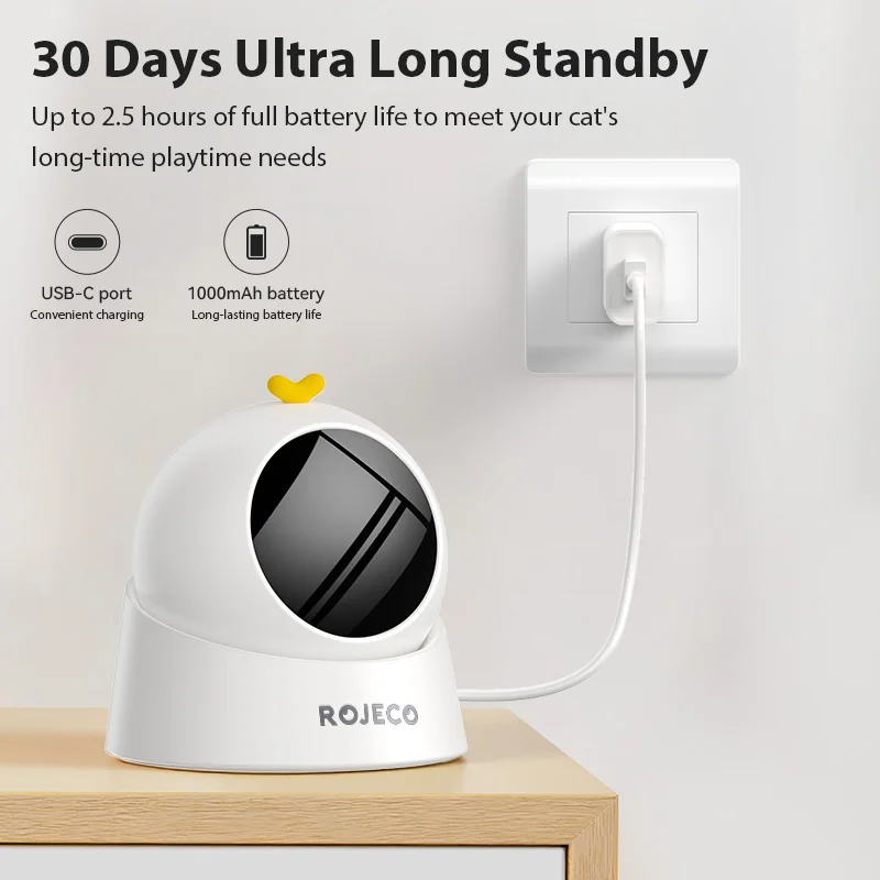 🐱  Interaktywna Zabawka Laserowa dla Kota ROJECO

Inteligentna zabawa, więcej ruchu i zero nudy – nawet gdy nie ma Cię w domu.